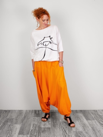 Szarawary WhyNot - POMARAŃCZ