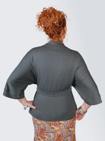 Narzutka kimono - KHAKI