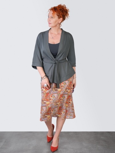 Przejdź do produktu Spódnica tulipan szyfon - Miodowe boho