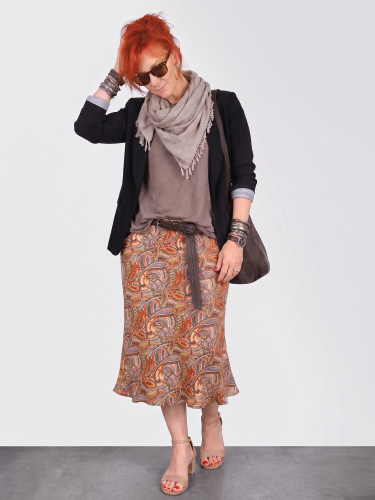 Przejdź do produktu Spódnica tulipan szyfon - Miodowe boho